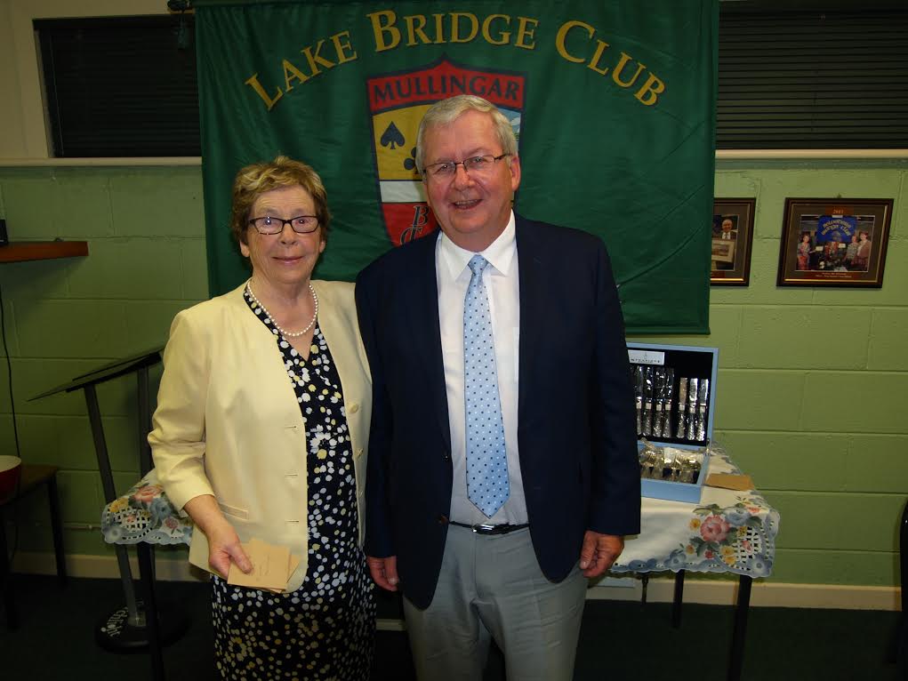 2nd Session Winners - Rita Molloy missing partner Maura Maguire
