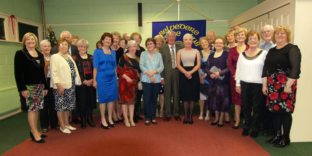 President, Patricia Boyhan with the winners of prizes in her competition