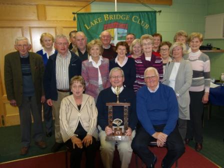 More winners in the Ennell Trophy competition with Jerry O'Gorman Lake Club President