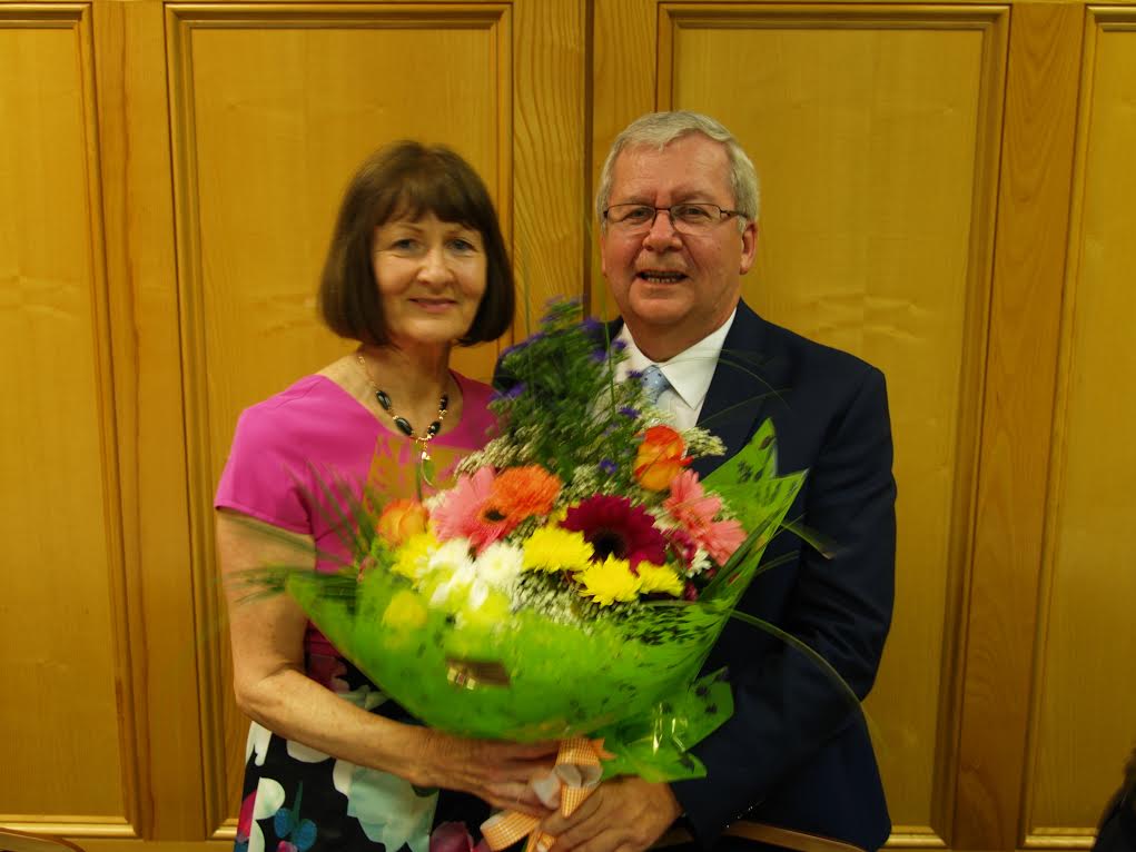 Lake Club President Gerry O'Gorman and wife Monica