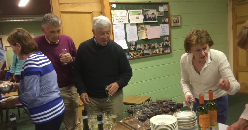 President Eileen Leavy serves the Slanemore Strawberries & Cream